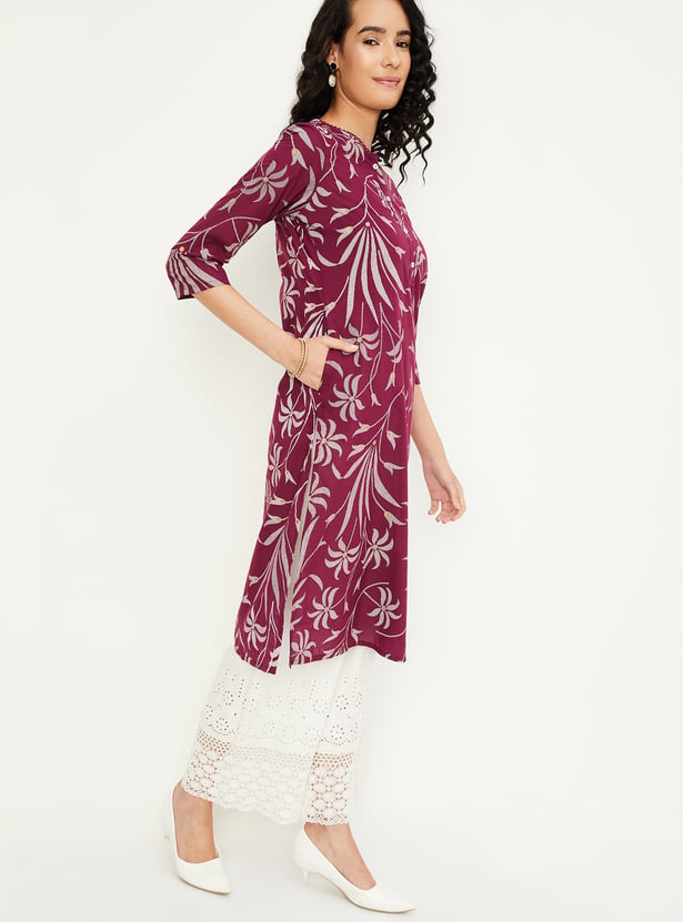 Women Printed Straight Kurta