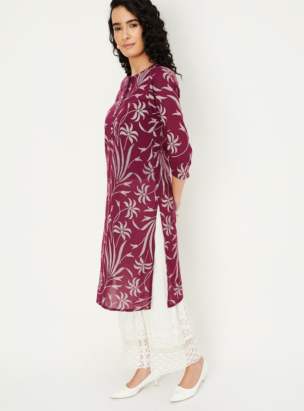 Women Printed Straight Kurta