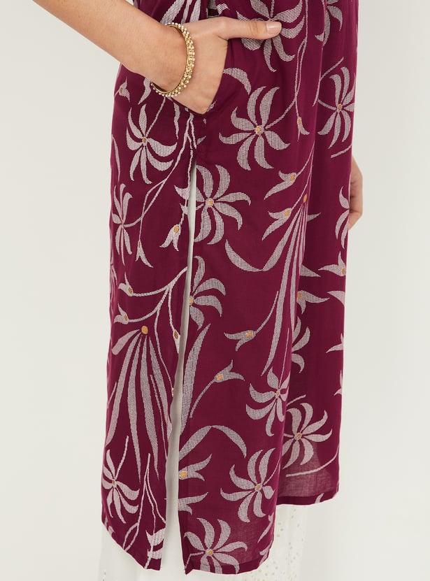 Women Printed Straight Kurta