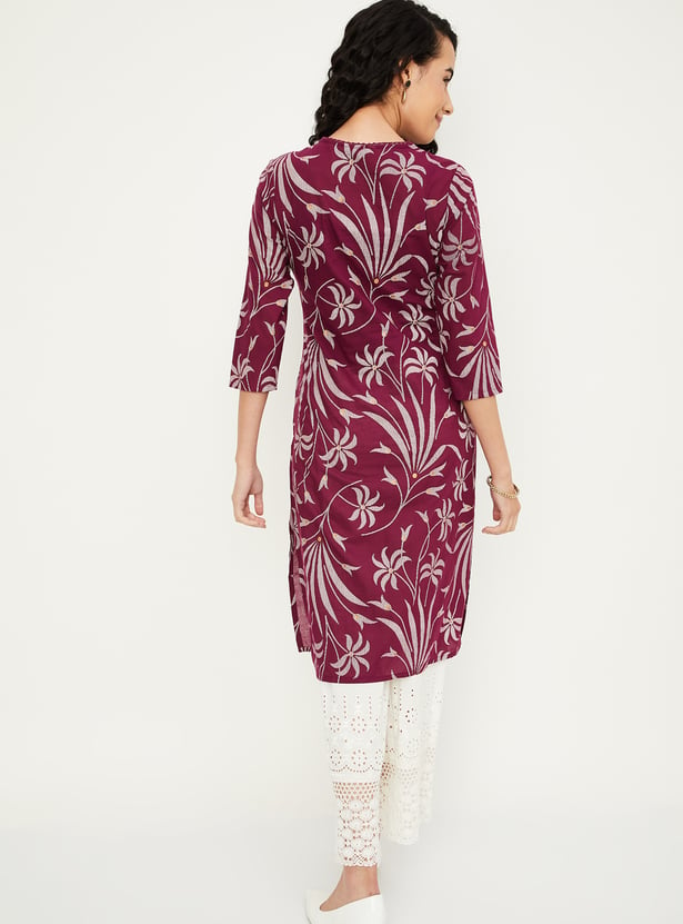 Women Printed Straight Kurta