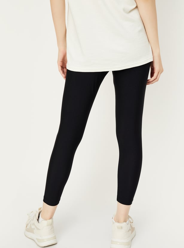 Buy Women Shimmer Ankle-Length Leggings Online at just Rs