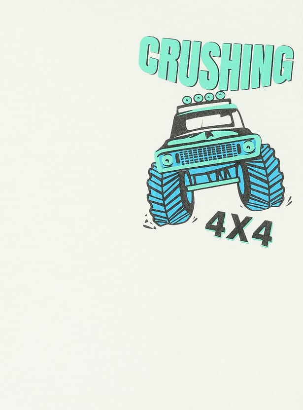 Boys Placement Printed T-shirt