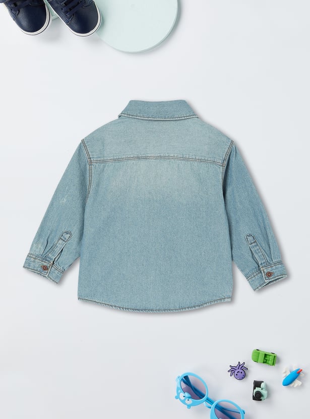 Boys Washed Denim Shirt