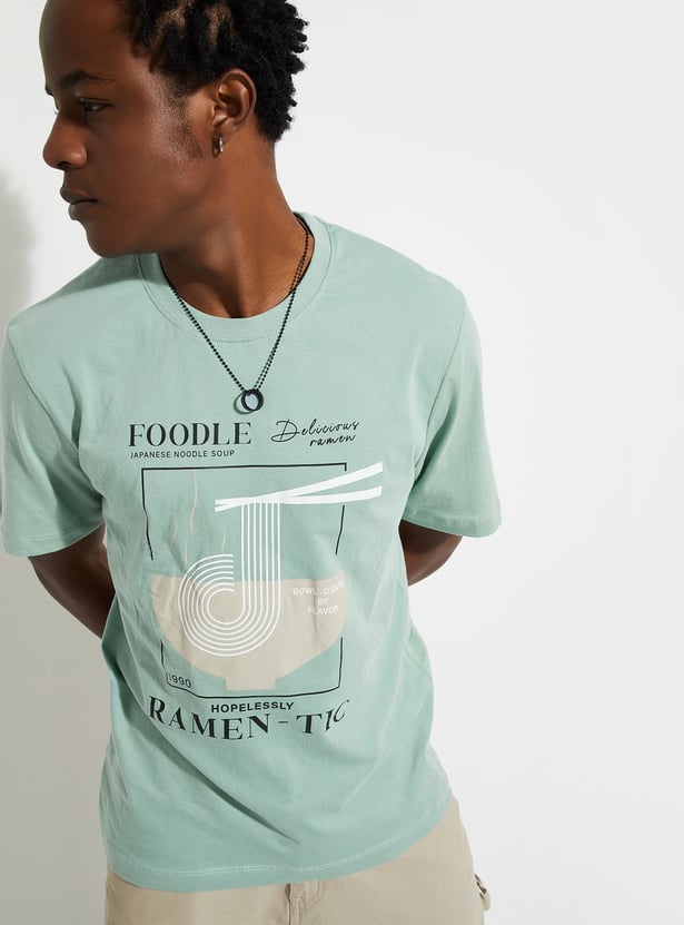 URB_N Men Regular Fit Graphic Printed T-shirt