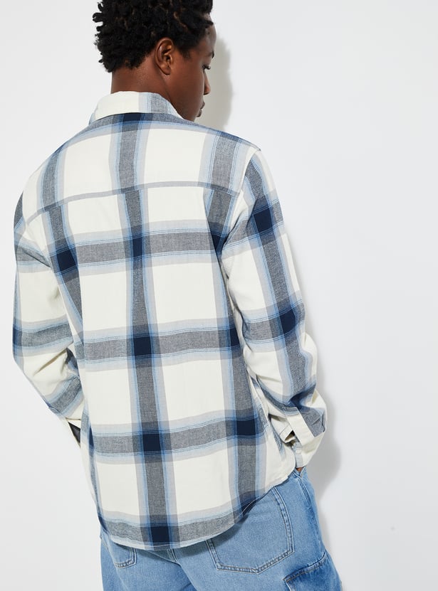 Men Checked Regular Fit Shirt