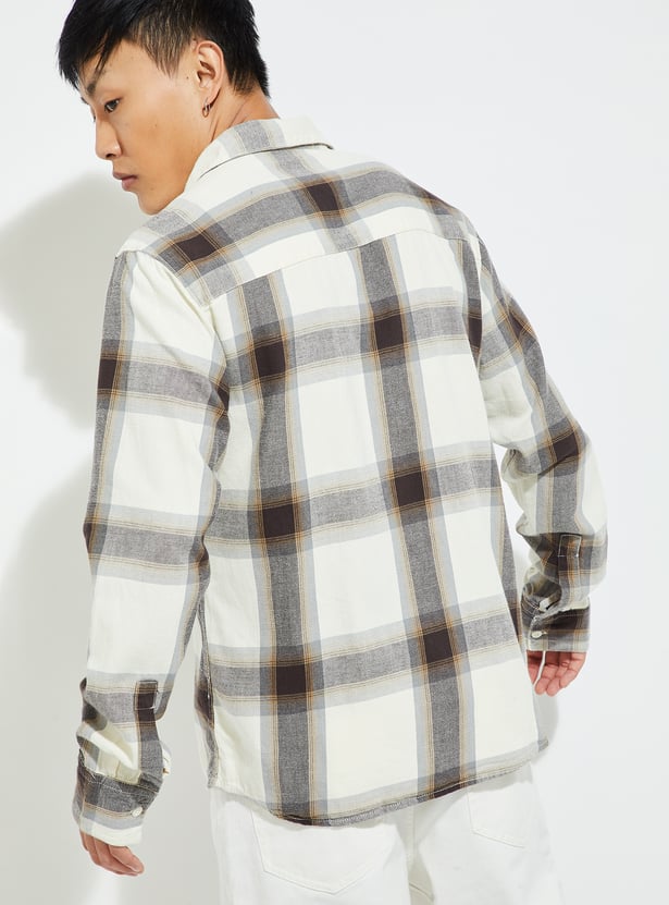 Men Checked Regular Fit Shirt