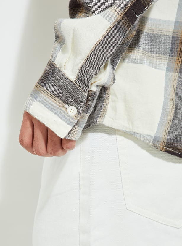 Men Checked Regular Fit Shirt