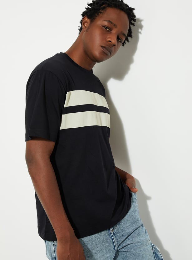 URB_N Men Regular Fit Striped T-shirt