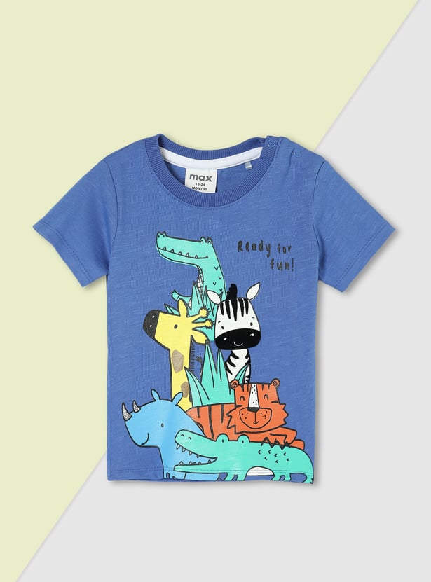 Boys Printed T-shirt - Pack of 2