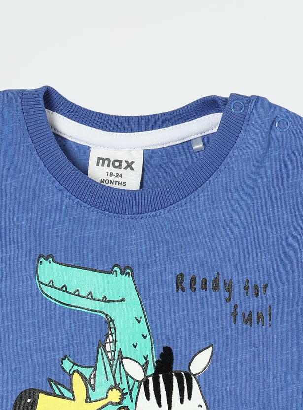 Boys Printed T-shirt - Pack of 2