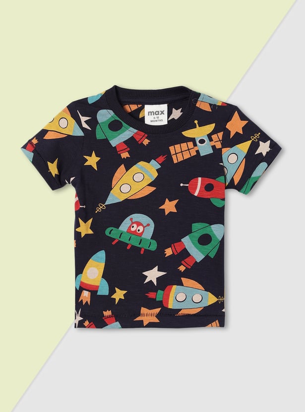 Boys Printed T-shirt - Pack of 2