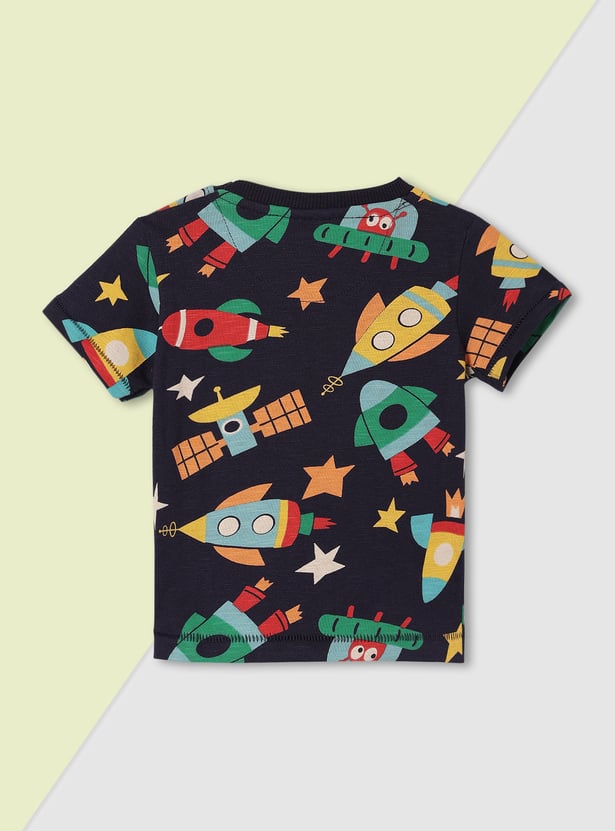 Boys Printed T-shirt - Pack of 2
