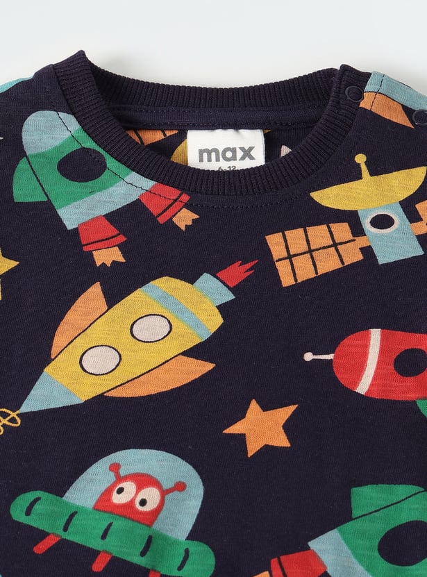 Boys Printed T-shirt - Pack of 2