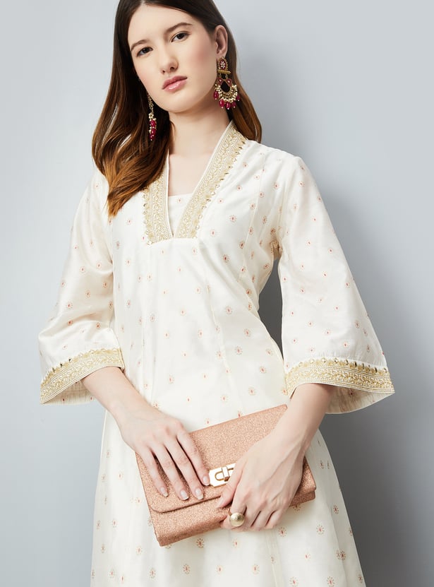 Kalki x Max Women Printed Kalidar Kurta