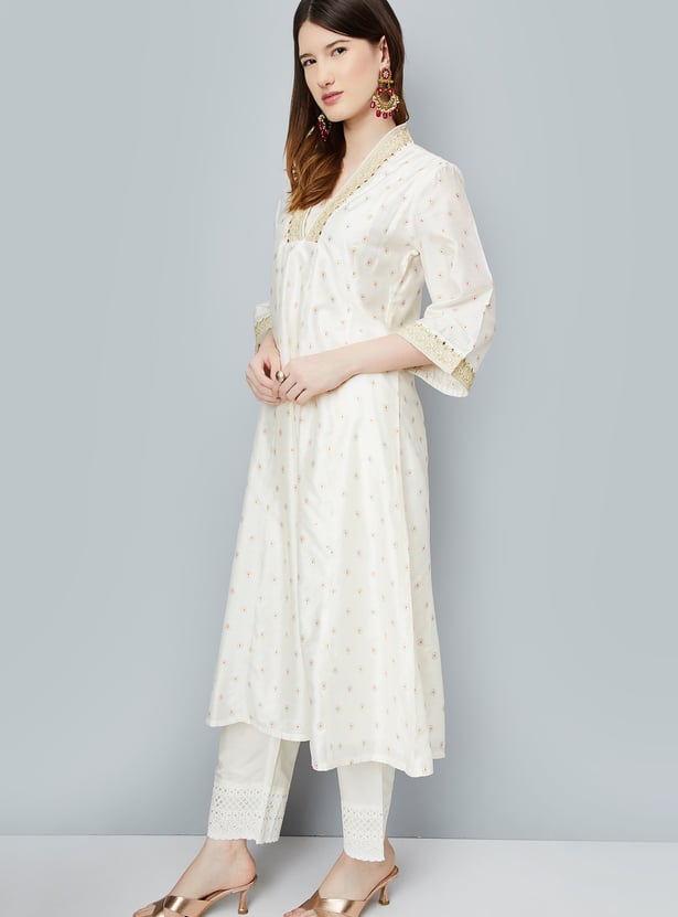 Kalki x Max Women Printed Kalidar Kurta