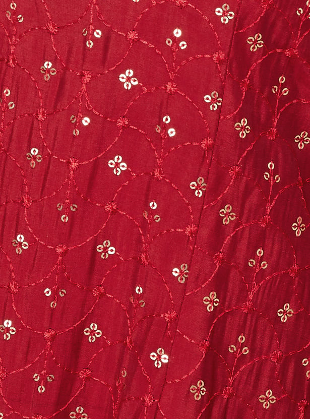 Kalki x Max Women Embroidered Kalidar Kurta