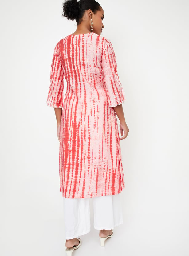 Women Tie & Dye A-Line Kurta