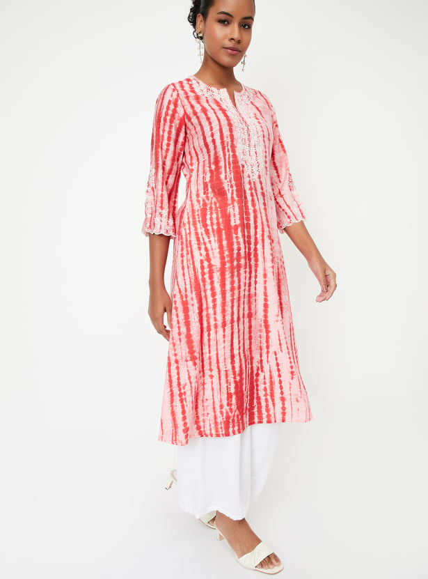 Women Tie & Dye A-Line Kurta