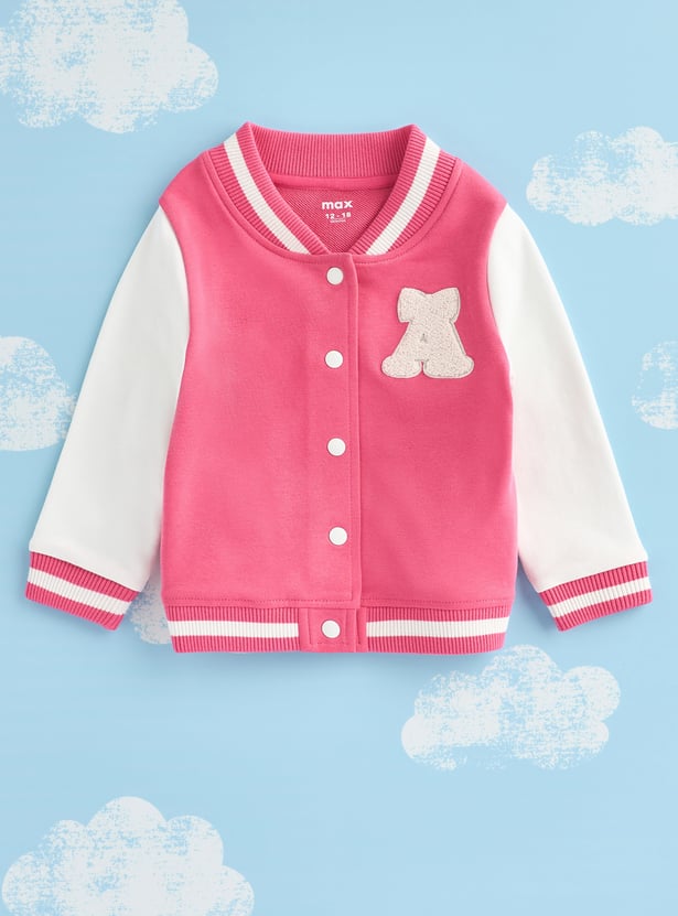 Girls Varsity Jacket with Joggers Set