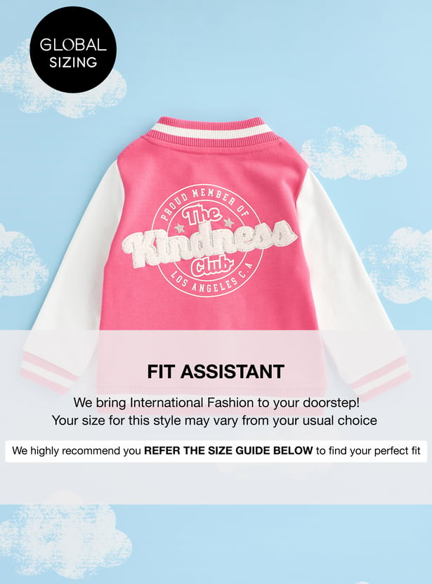 Girls Varsity Jacket with Joggers Set