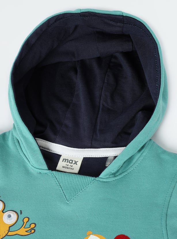 Boys Hooded Graphic T-shirt