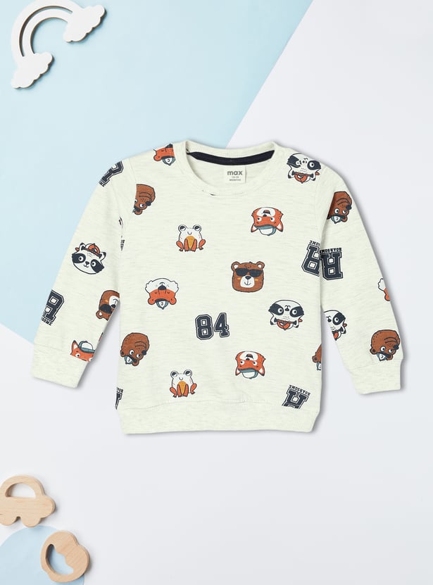 Boys All-Over Printed Sweatshirt