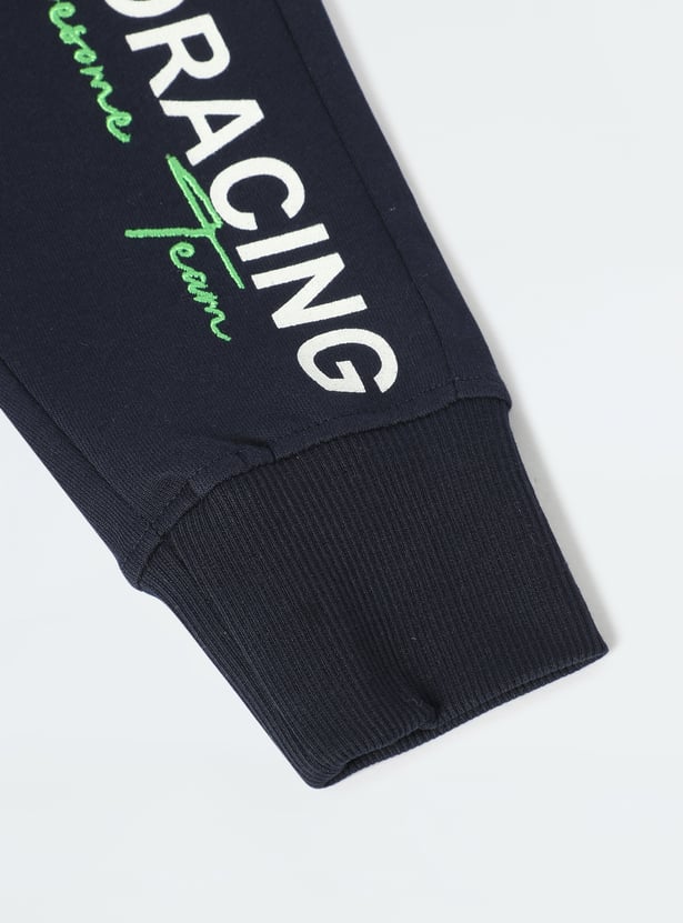 Boys Typographic Printed Joggers