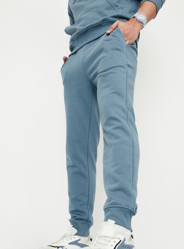 Men Solid Athleisure Joggers