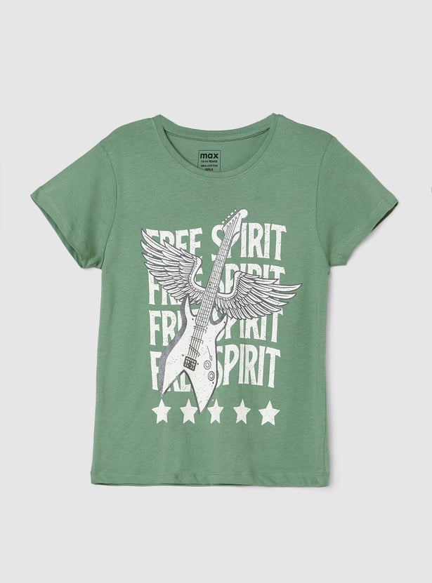 Girls Graphic Printed T-shirt