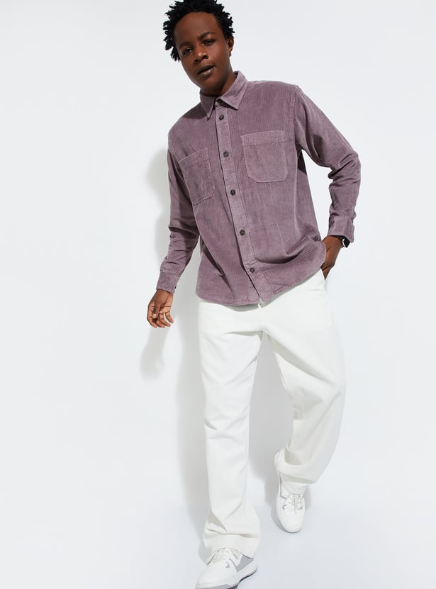 URB_N Men Corduroy Overshirt