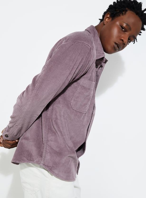 URB_N Men Corduroy Overshirt