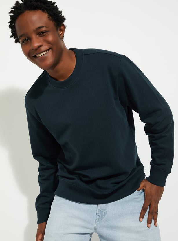 URB_N Men Solid Sweatshirt