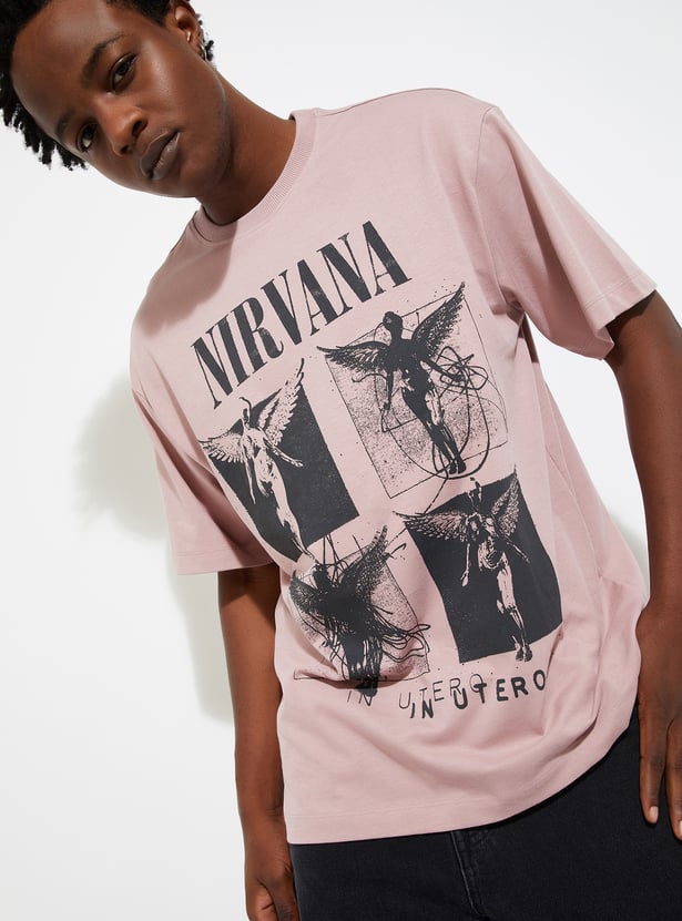 Nirvana t shirt h best sale