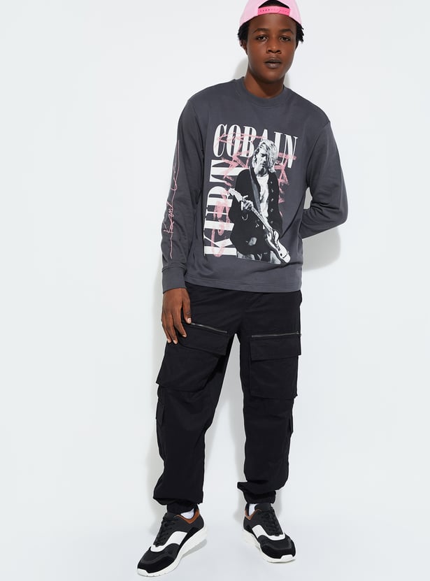 URB_N Men Oversized Graphic Printed Sweatshirt