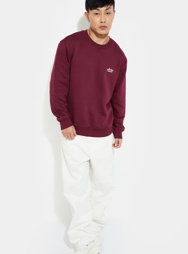 URB_N Men Solid Sweatshirt