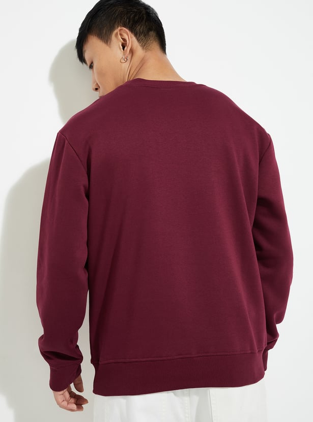 URB_N Men Solid Sweatshirt