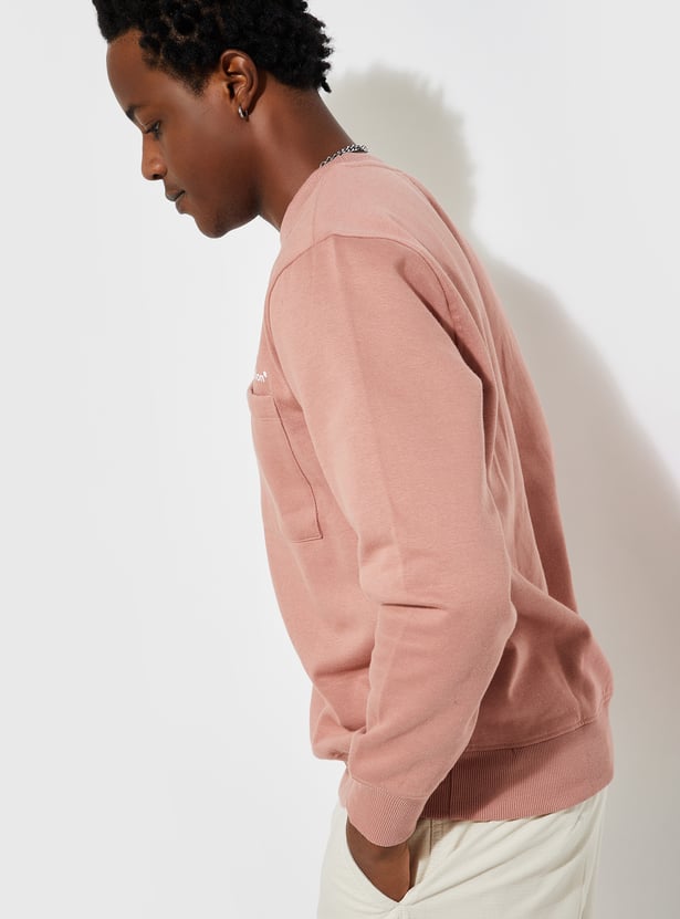 URB_N Men Chest Pocket Sweatshirt