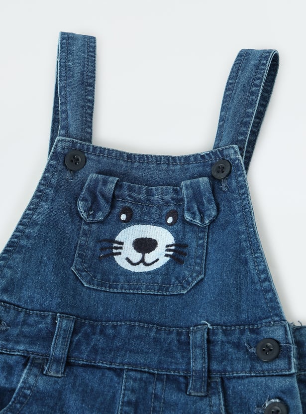 Boys Denim Dungaree with T-shirt