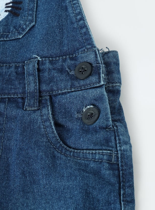 Boys Denim Dungaree with T-shirt