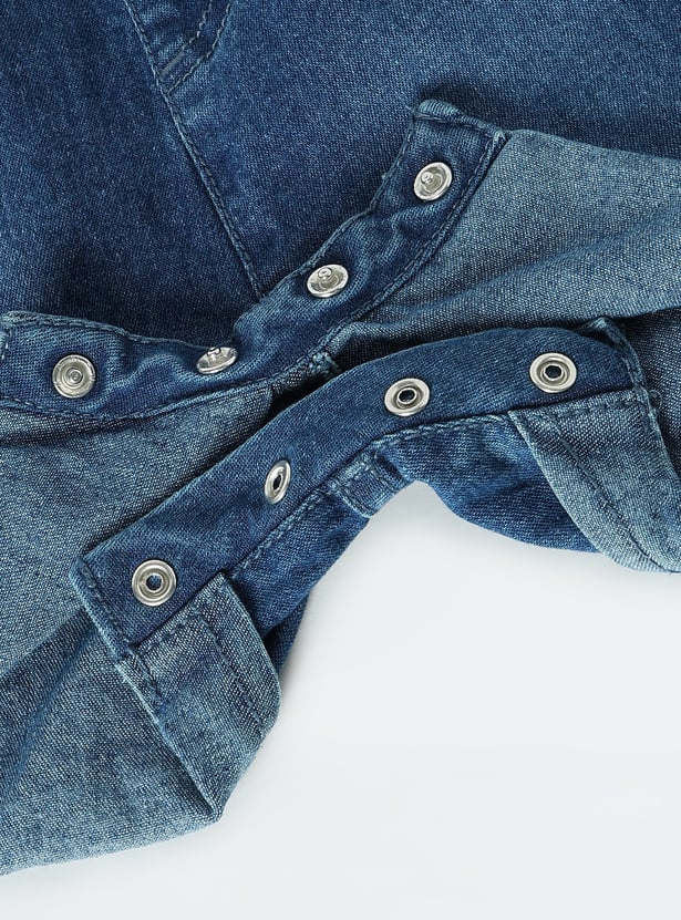 Boys Denim Dungaree with T-shirt