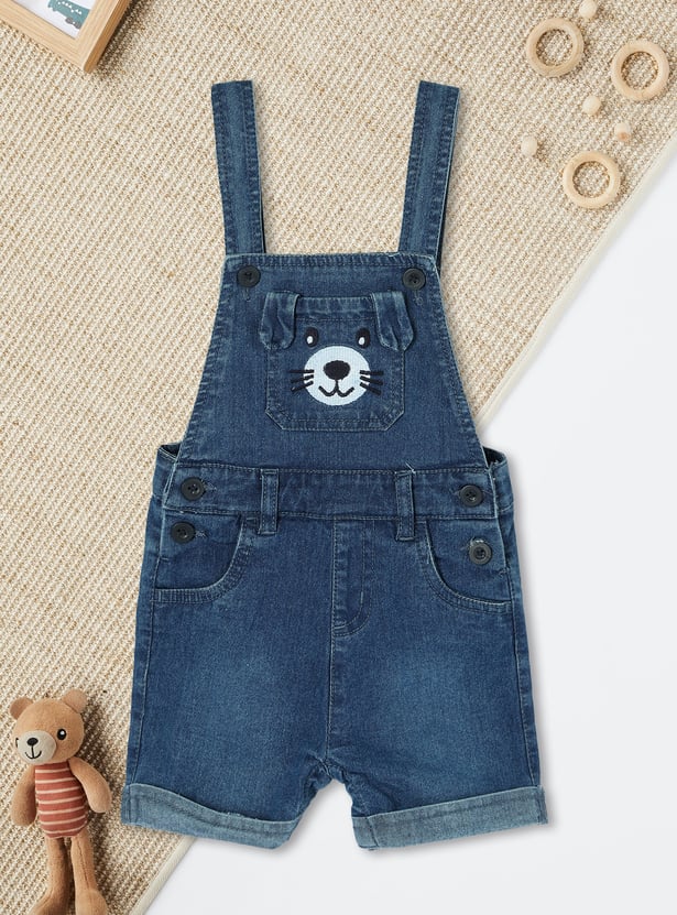 Boys Denim Dungaree with T-shirt