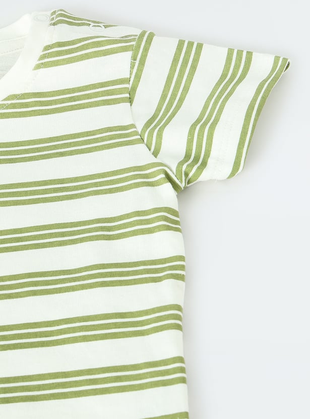 Boys Denim Dungaree with T-shirt