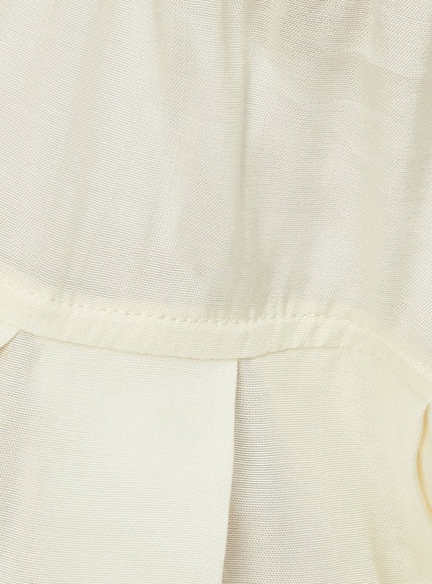 Girls Embroidered A-Line Kurta Set