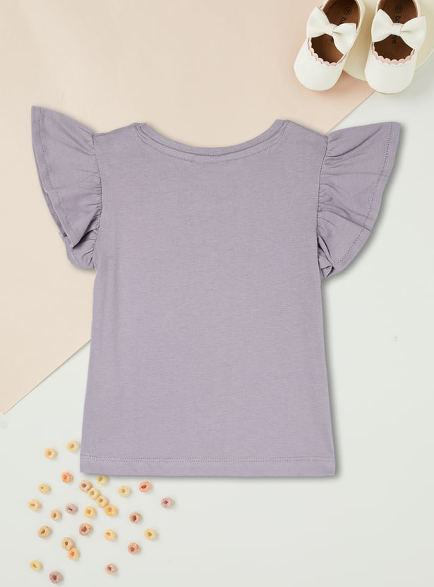 Girls Applique Skirt Set