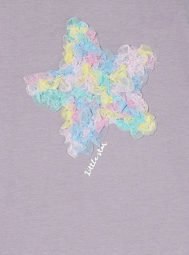 Girls Applique Skirt Set