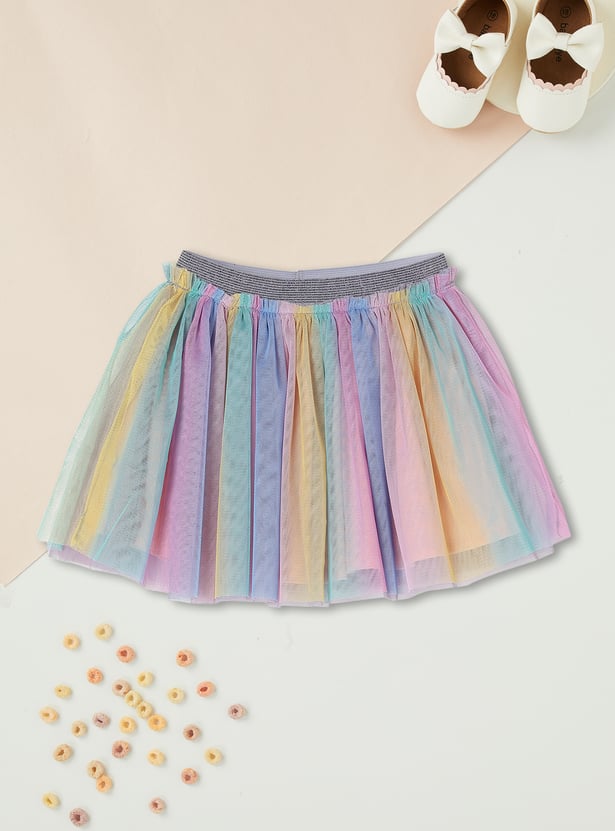 Girls Applique Skirt Set
