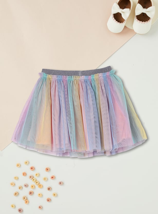 Girls Applique Skirt Set