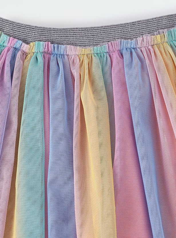 Girls Applique Skirt Set