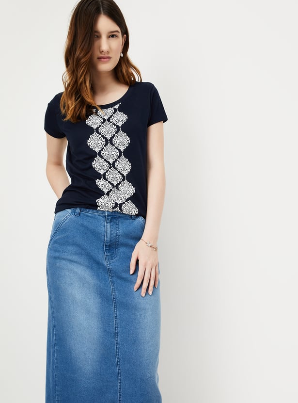 Women Graphic Printed T-shirt - Pack of 2