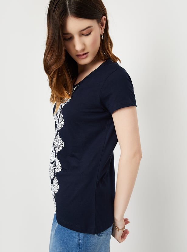 Women Graphic Printed T-shirt - Pack of 2